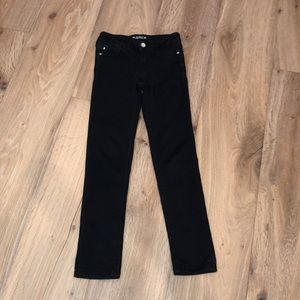 Black jeggings pants